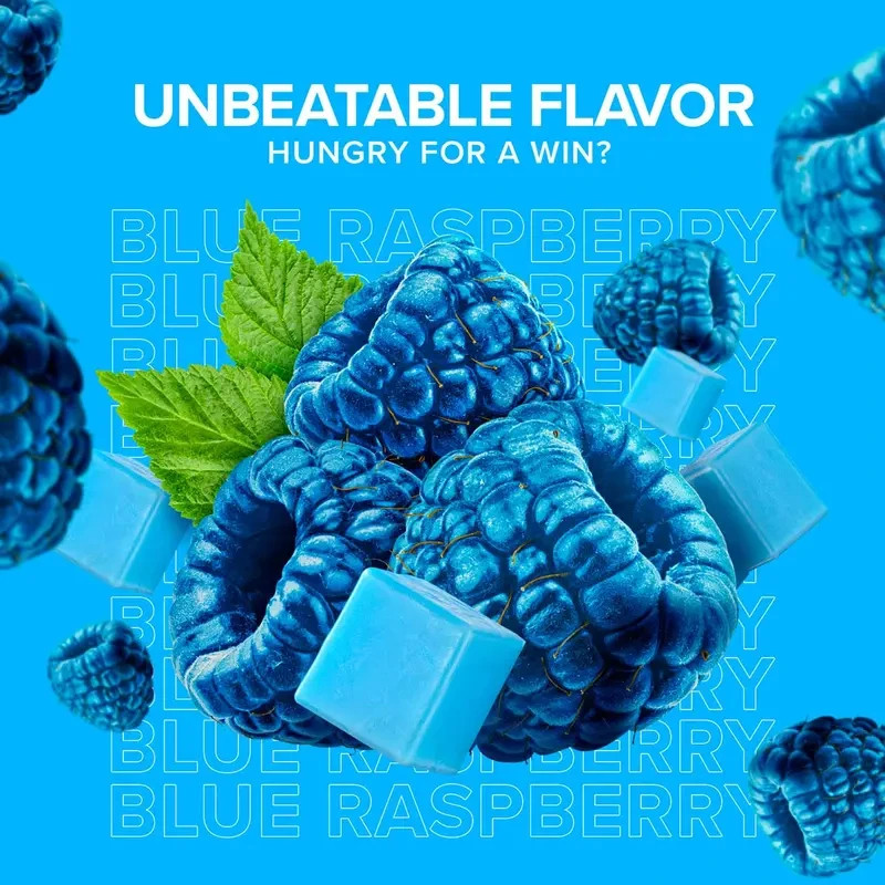 Creatine Gummies Blue Raspberry Muscle & Performance Supplement 5g 30 Servings