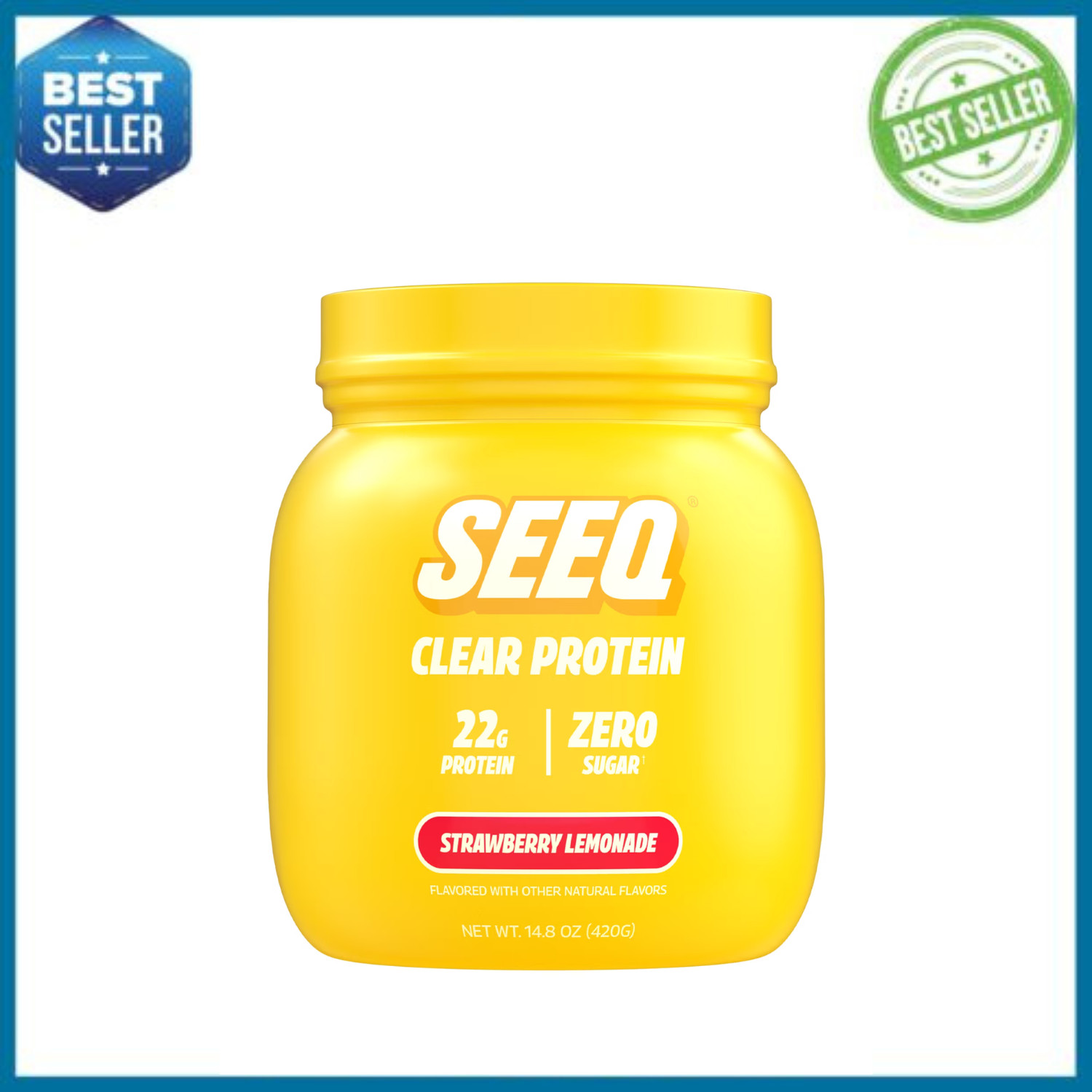 Seeq Clear Protein Powder – Strawberry Lemonade – 15 Servings