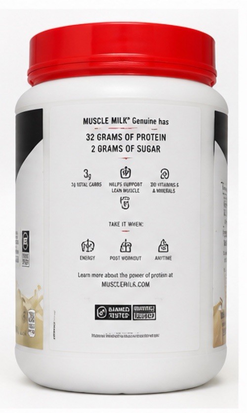 Muscle Milk Lean Muscle Protein Powder, Vanilla Creme – 1.93lbs