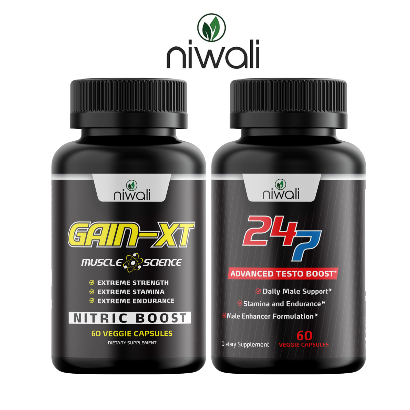 Testosterone Booster for Men -Test Boost Advanced Male Enhancing Pills pack of 2