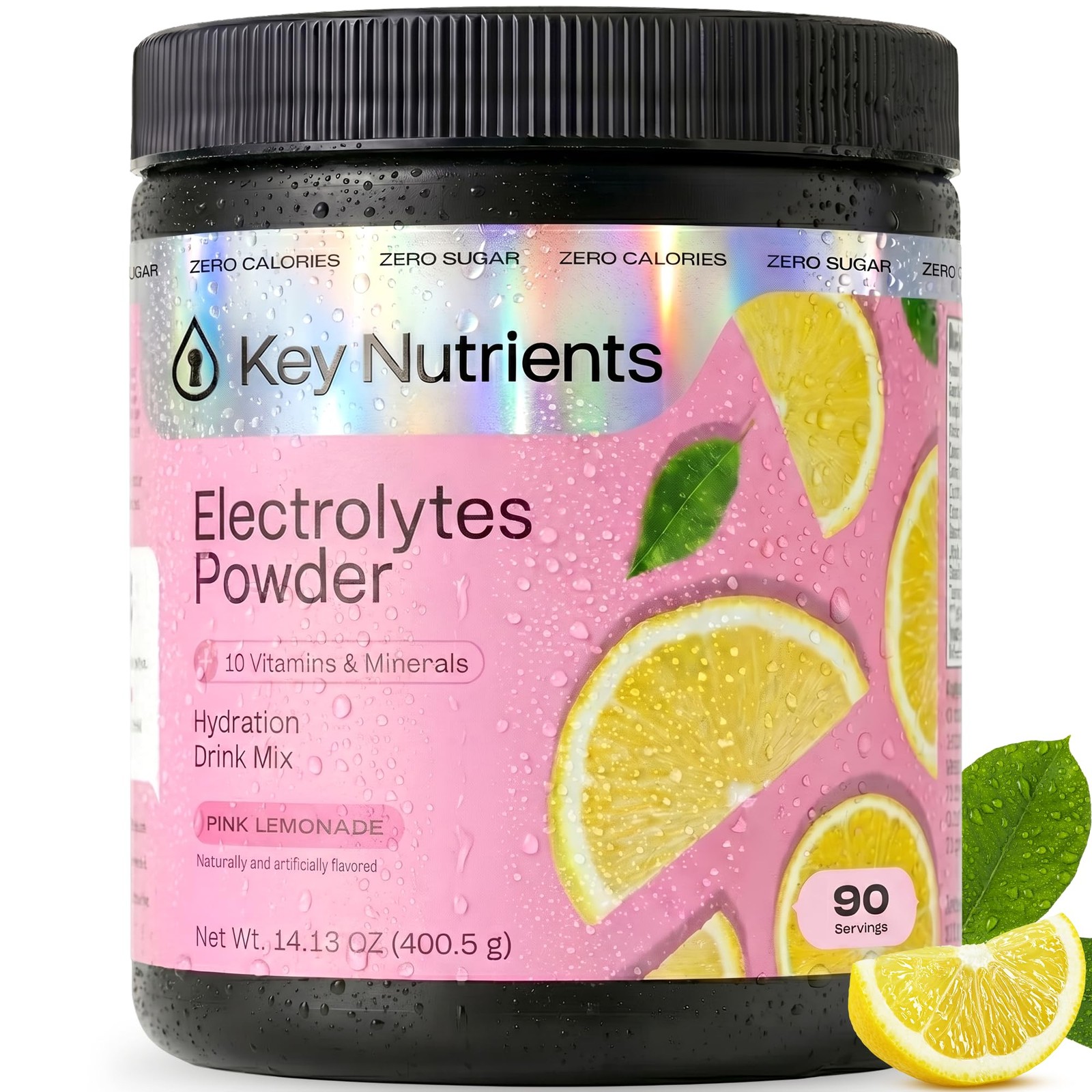 KEY NUTRIENTS Selenium Multivitamin Electrolytes Powder No Sugar Fresh Pink …