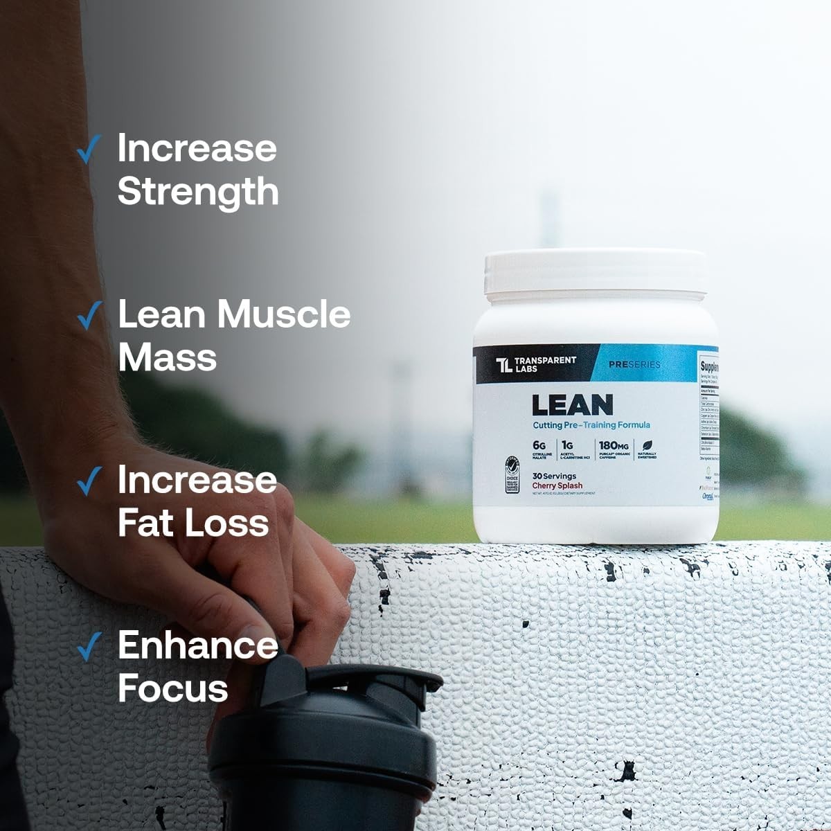 Cognitive Enhancer and Energy Booster Pre-Workout Powder – 30 Servings Canister
