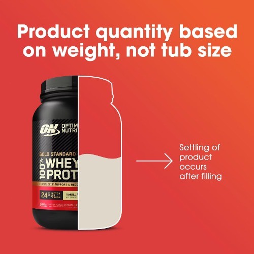 Optimum Nutrition Gold Standard 100% Whey Protein Powder – Vanilla Ice Cream