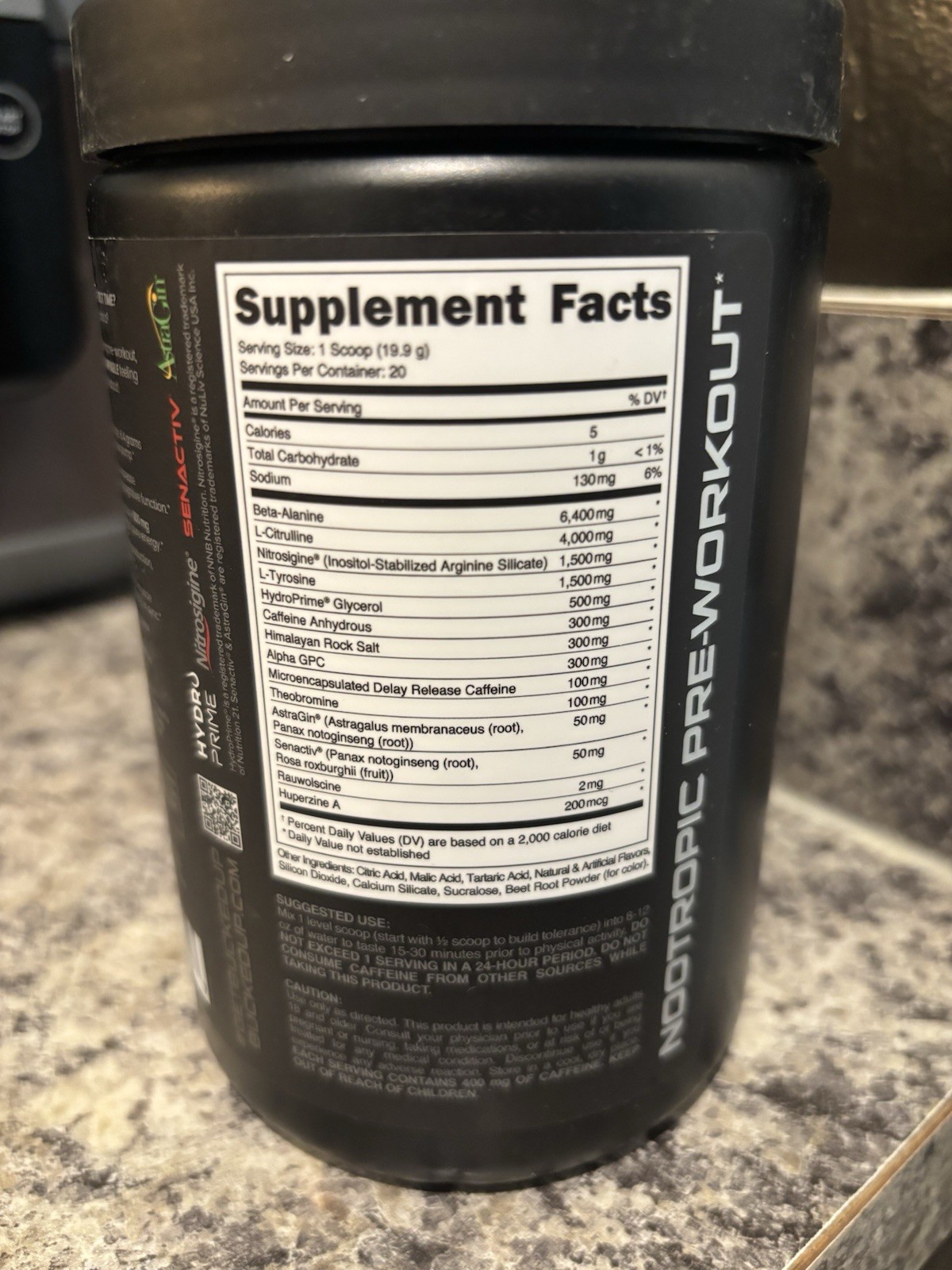 Bucked Up High-Stimulant Pre-Workout Powder Strawberry Super Sets 30 Servings