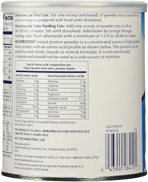 Beneprotein Protein Powder, 8 Ounce, 6 Per Case