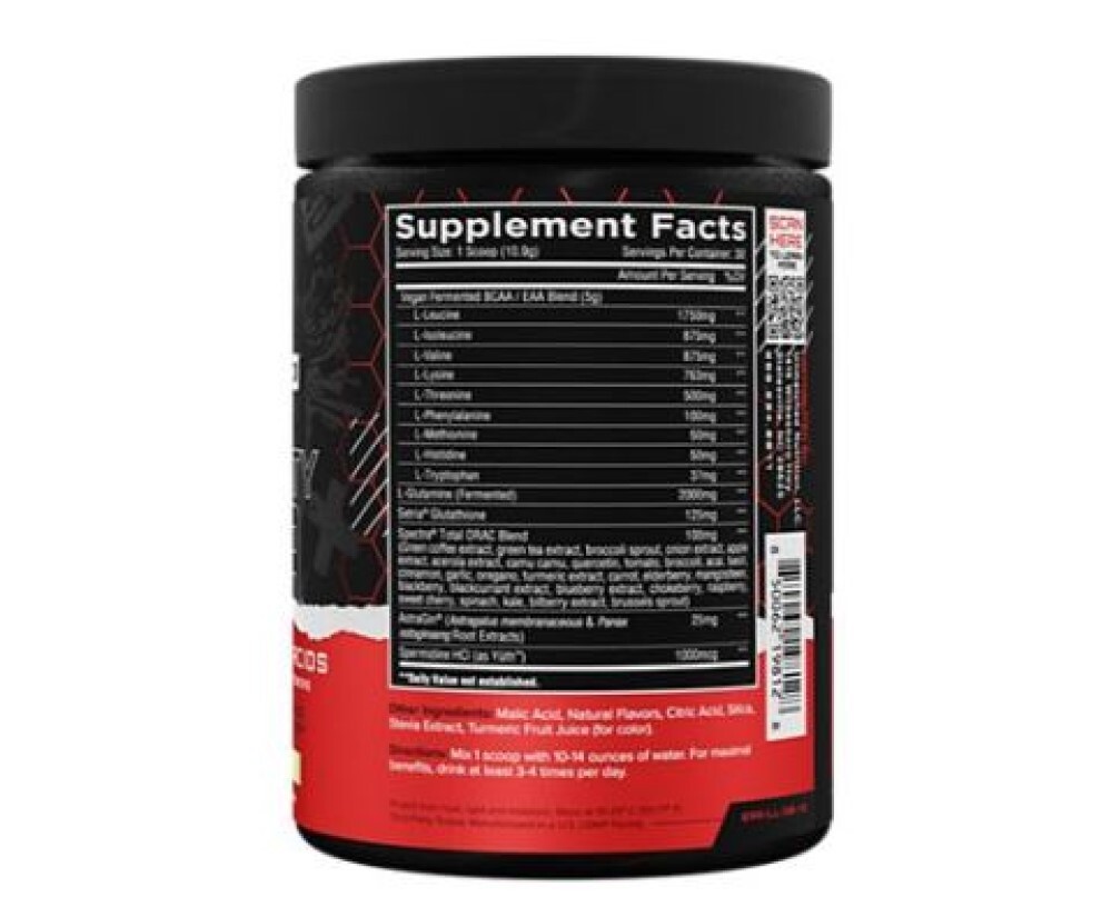 Longevity EAA Essential Amino Acids – Lemon Lime Sherbet (11.53oz / 30 Srvs)