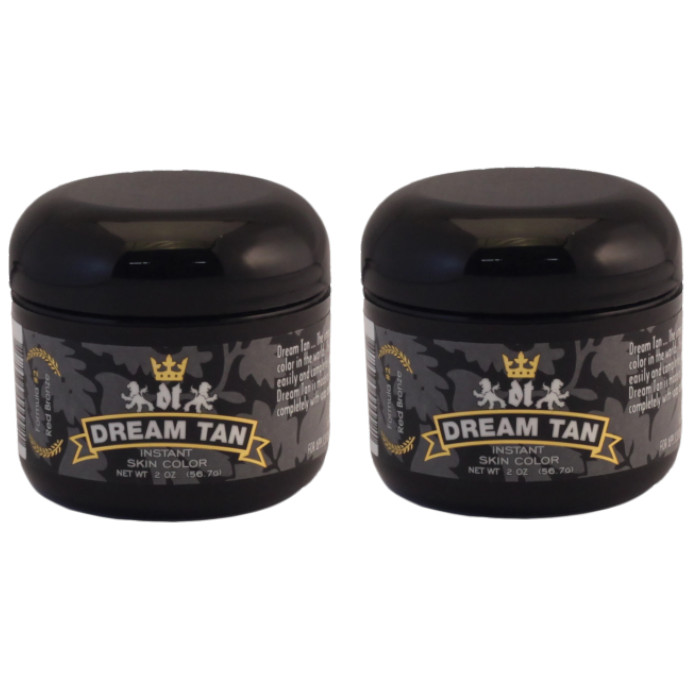 Dream Tan Instant Skin Color Formula #2 – Red Bronze 2 oz Each (Pack of 2)