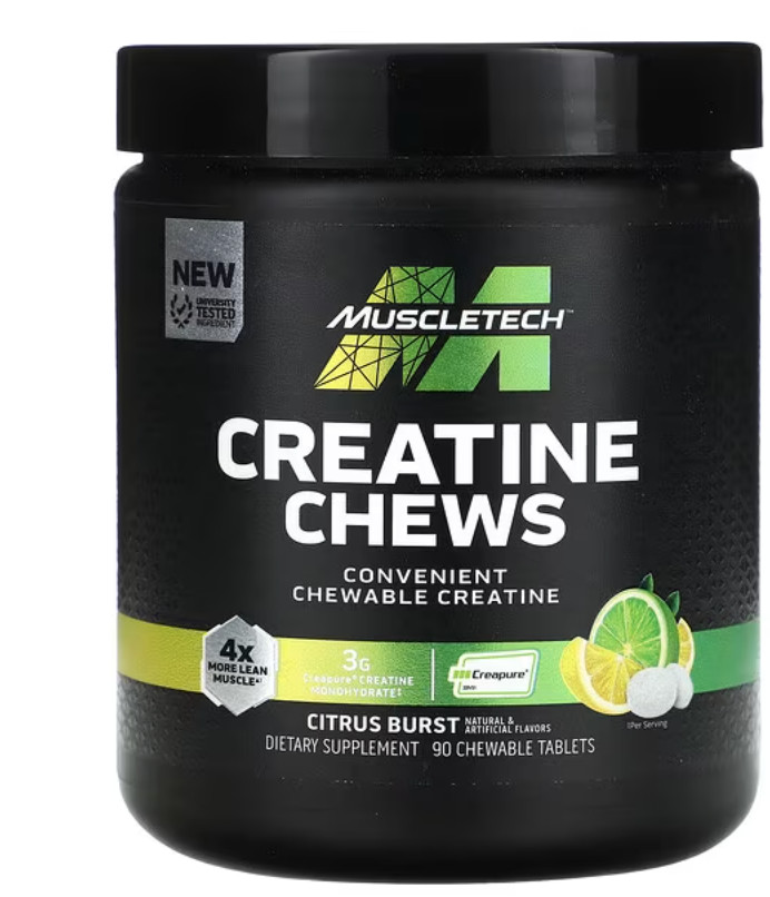 MuscleTech – Creatine Chews – 90 ct – Citrus Burst