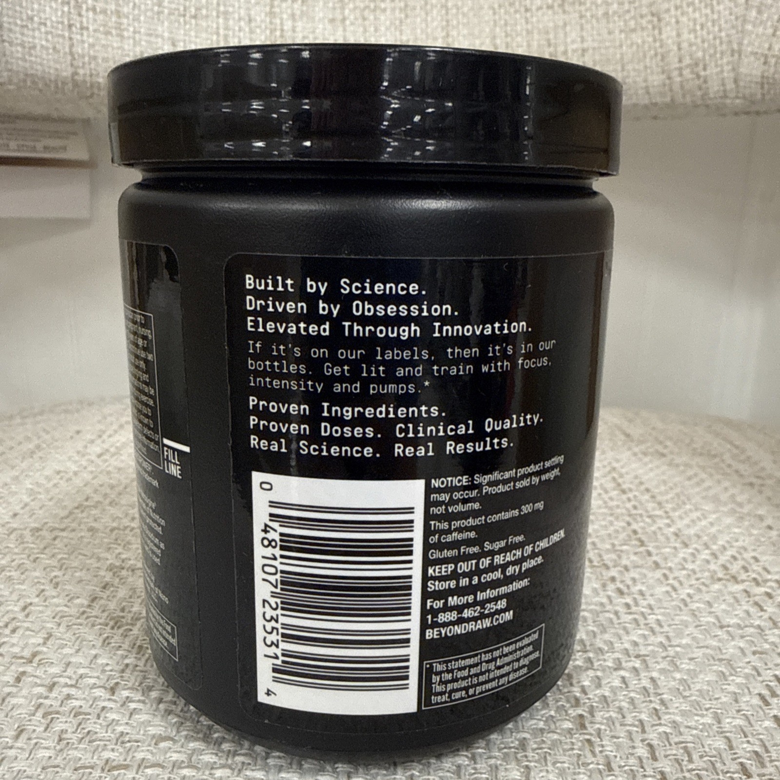 BEYOND RAW SWEET TART LIT AF ADVANCED FORMULA CLINICAL STRENGTH PRE-WORKOUT. NEW