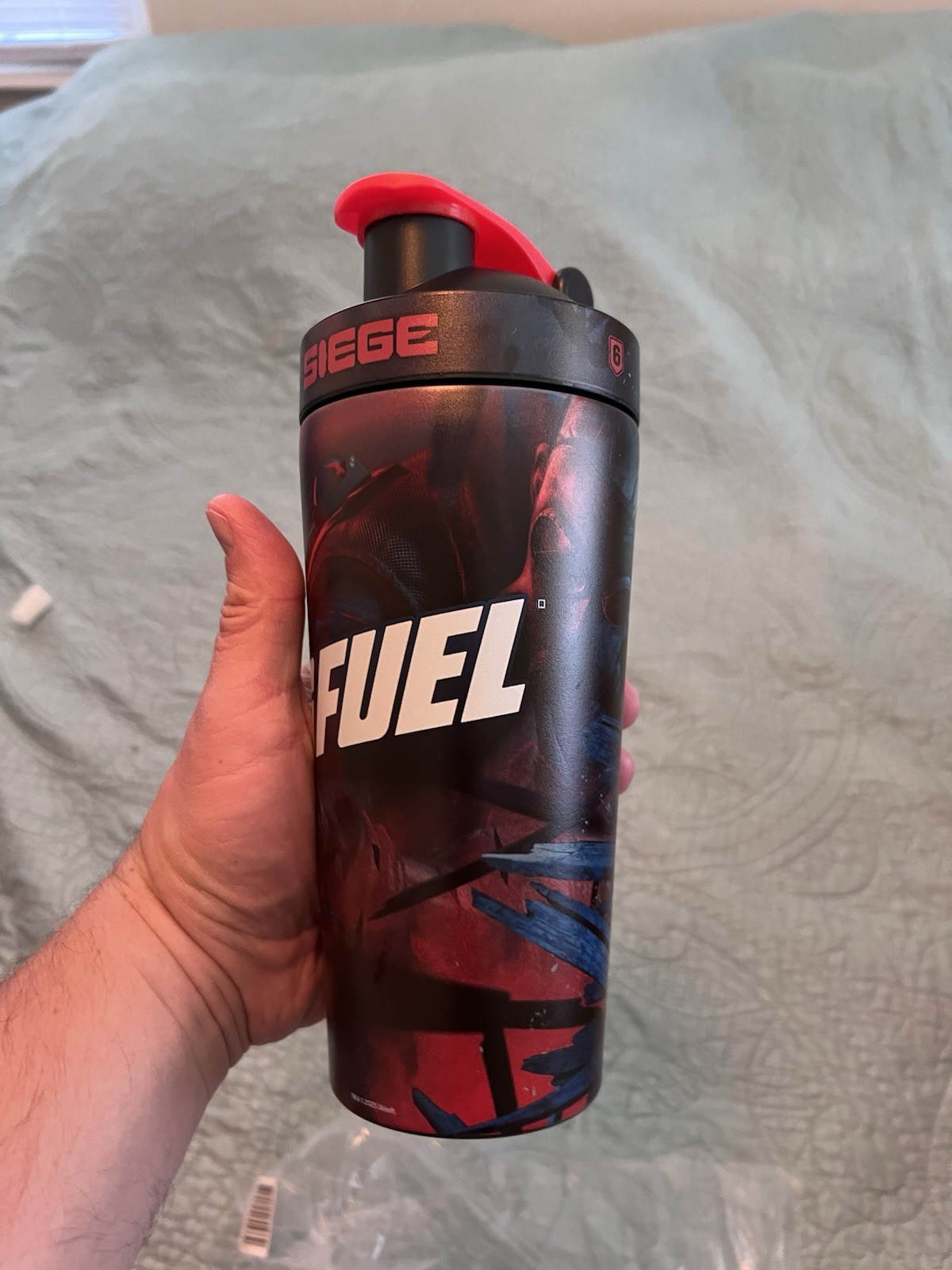 G-Fuel Rainbow Six Siege Breach Berry Collector’s Box Tub Shaker Cup & Stickers