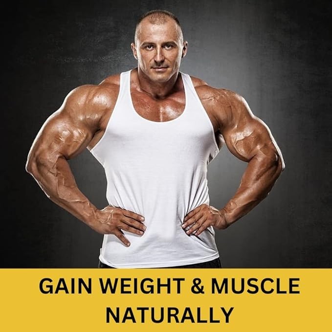 Muscle Gainer Protein Supplement Powder, Energy & Stamina Support – 60 Capsules