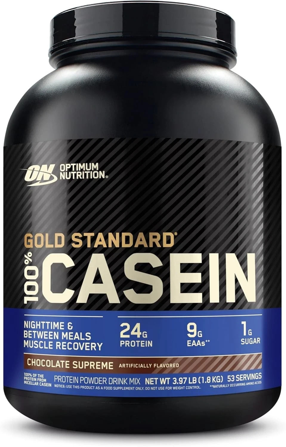 Optimum Nutrition 100% Gold Standard Casein Protein Chocolate Supreme 4 lbs