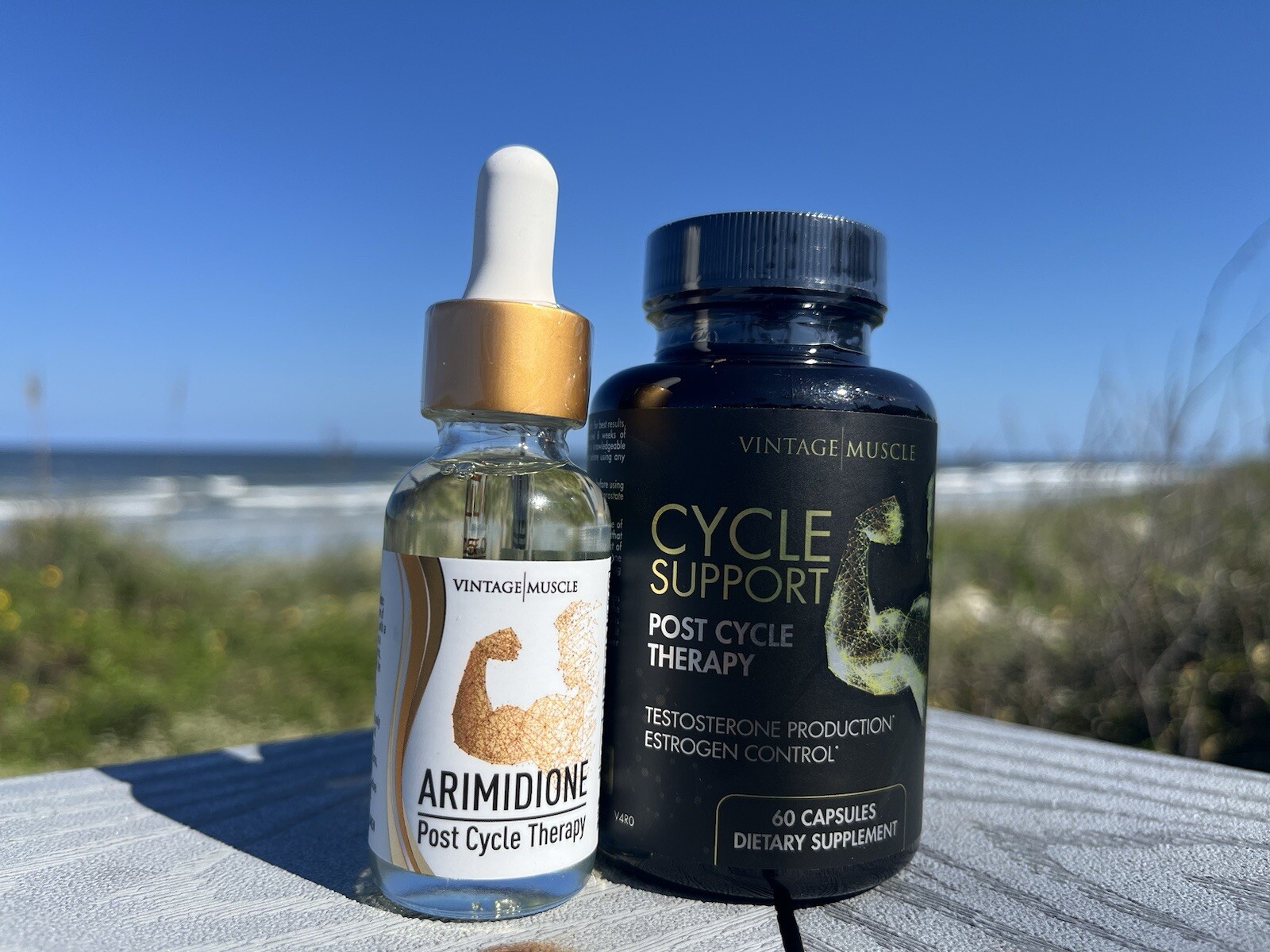 Post Cycle Therapy Stack Test Optimizer Arimotase Inhibitor By Vintage Muscle