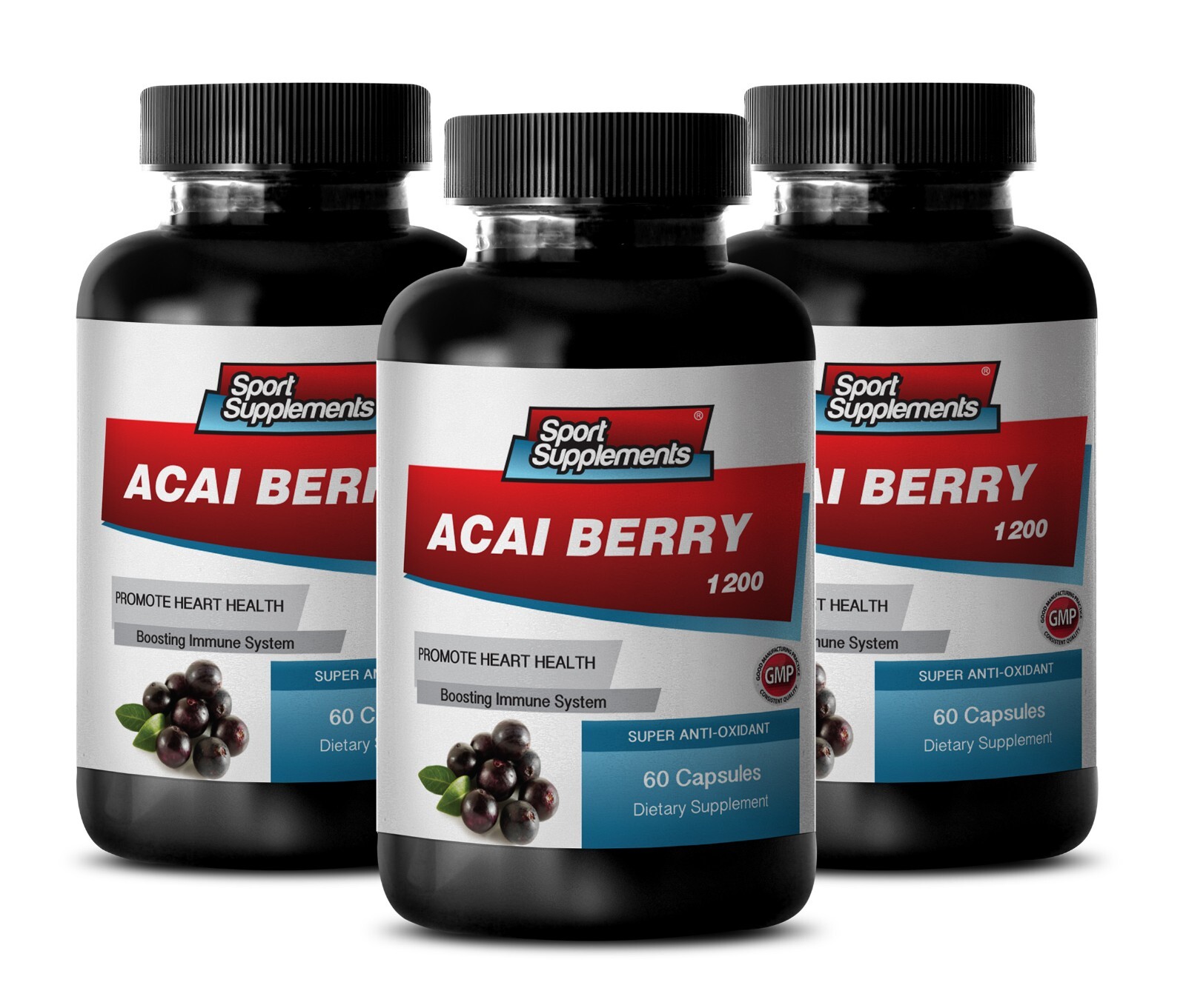 Heart Health Support – ACAI BERRY EXTRACT – 3B 180 Caps