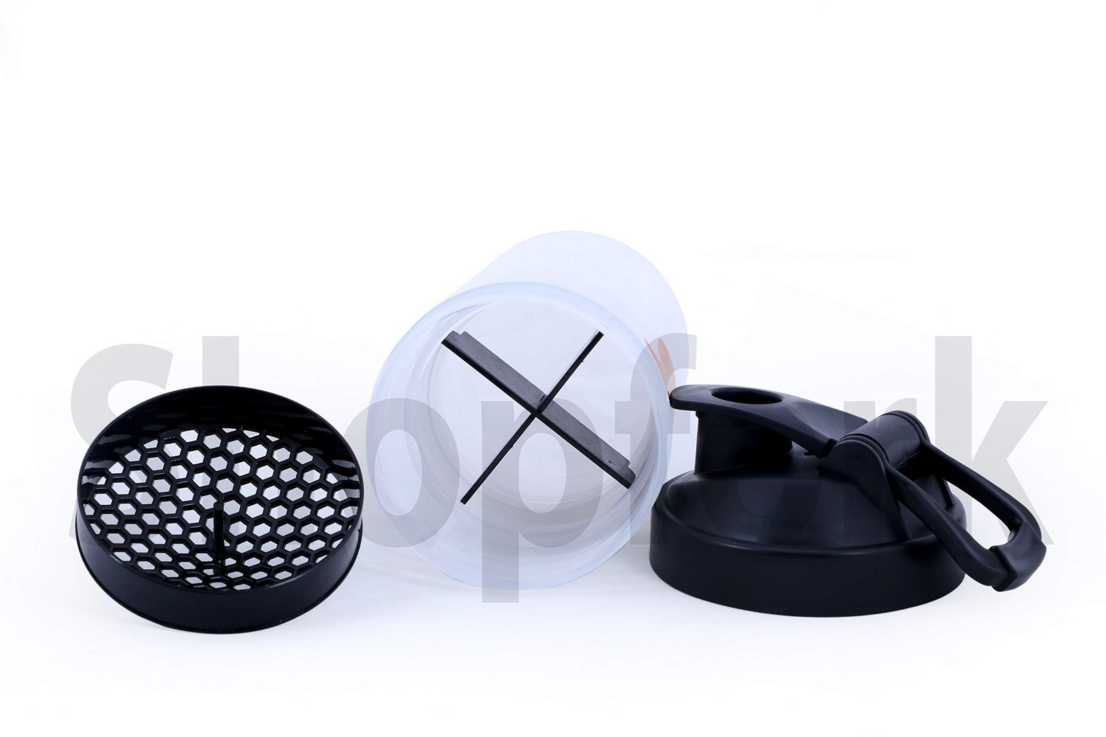 Shopfork Gym Shaker Bottle | BPA Free Storage Black
