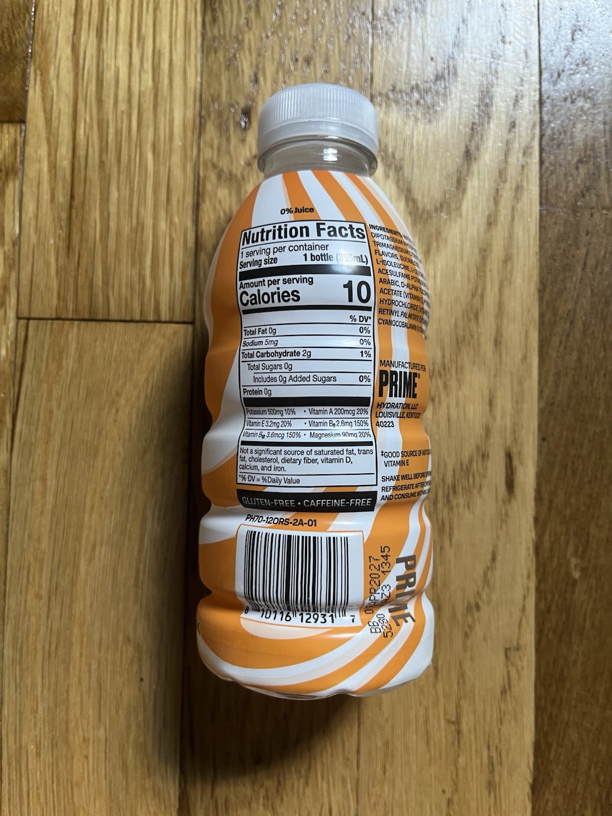 *NEW* 12oz Orange Swirl PRIME Hydration