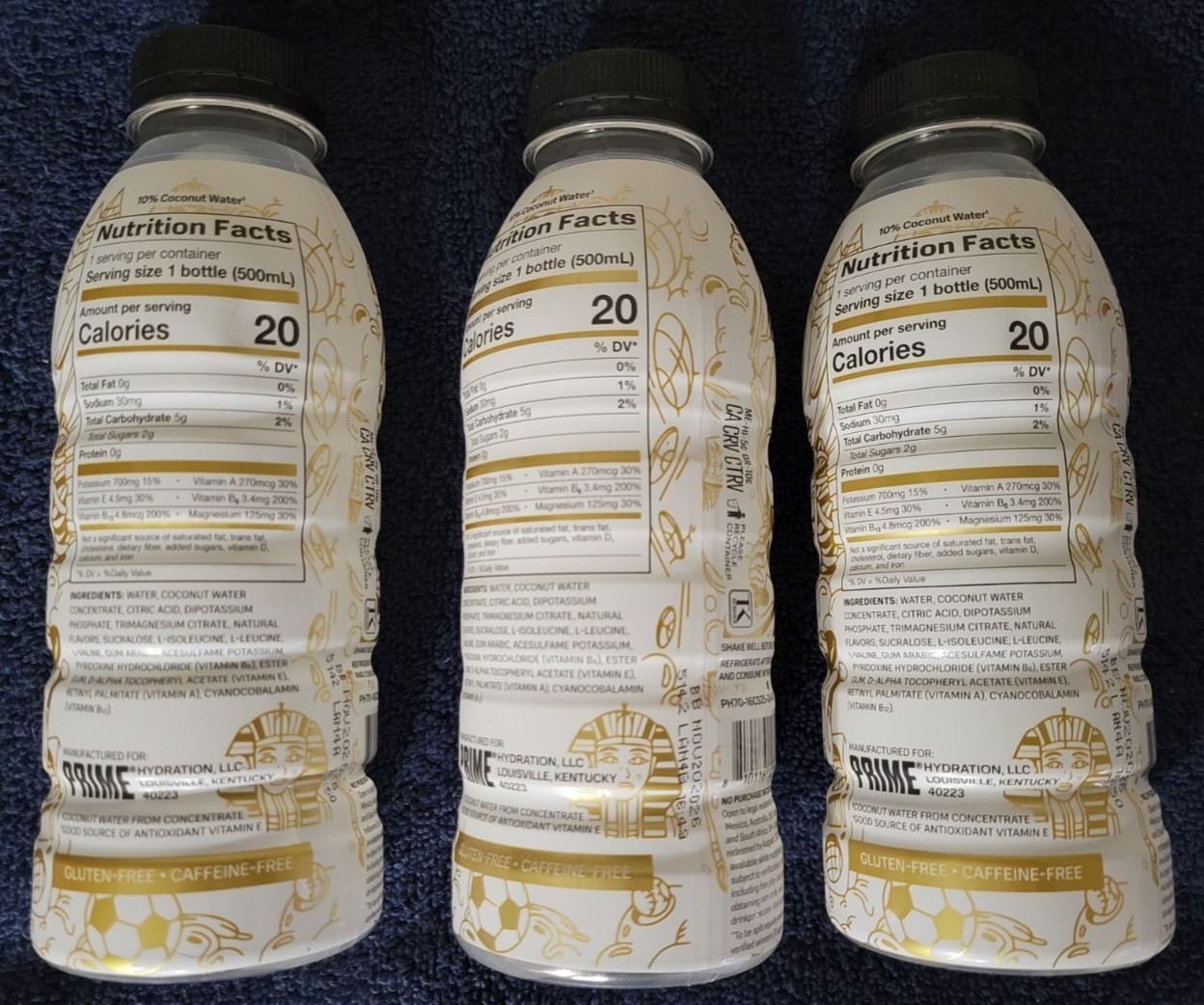 lot of 3 NEW! Prime Collector Series Hydration Drink 16.9oz bottles