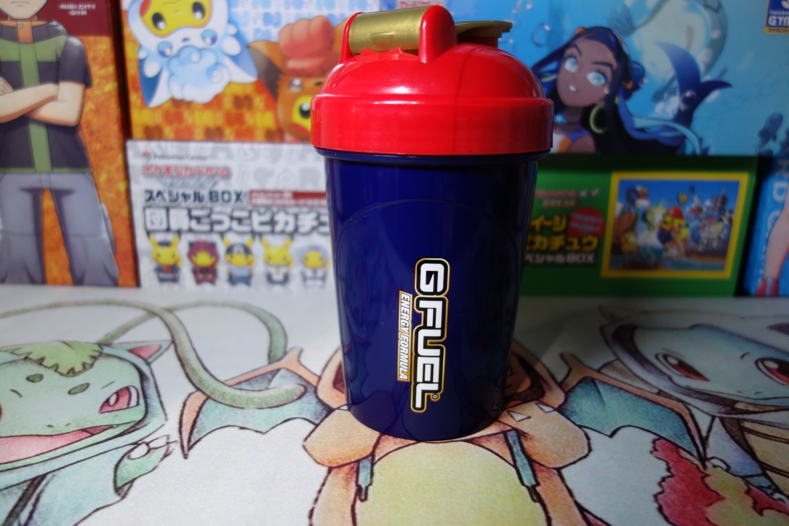Spiderman No Way Home Red and Blue G fuel Collector’s Box Brand New On Hand!