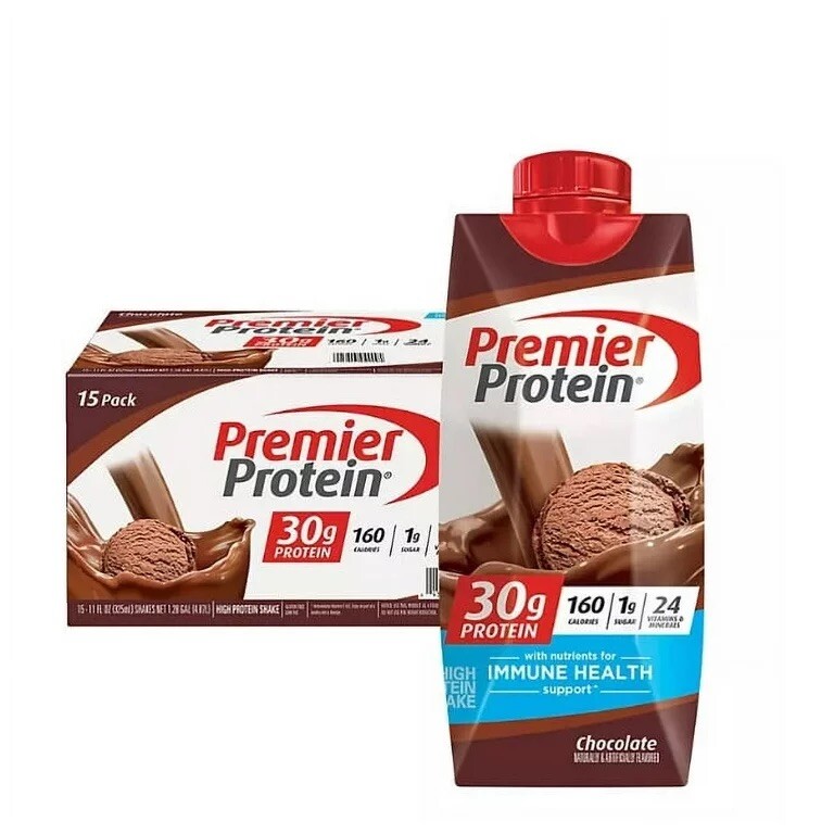 Premier 30G Protein plus Energy and Immune Support Shakes, 11 Fl Oz, 18-Pack