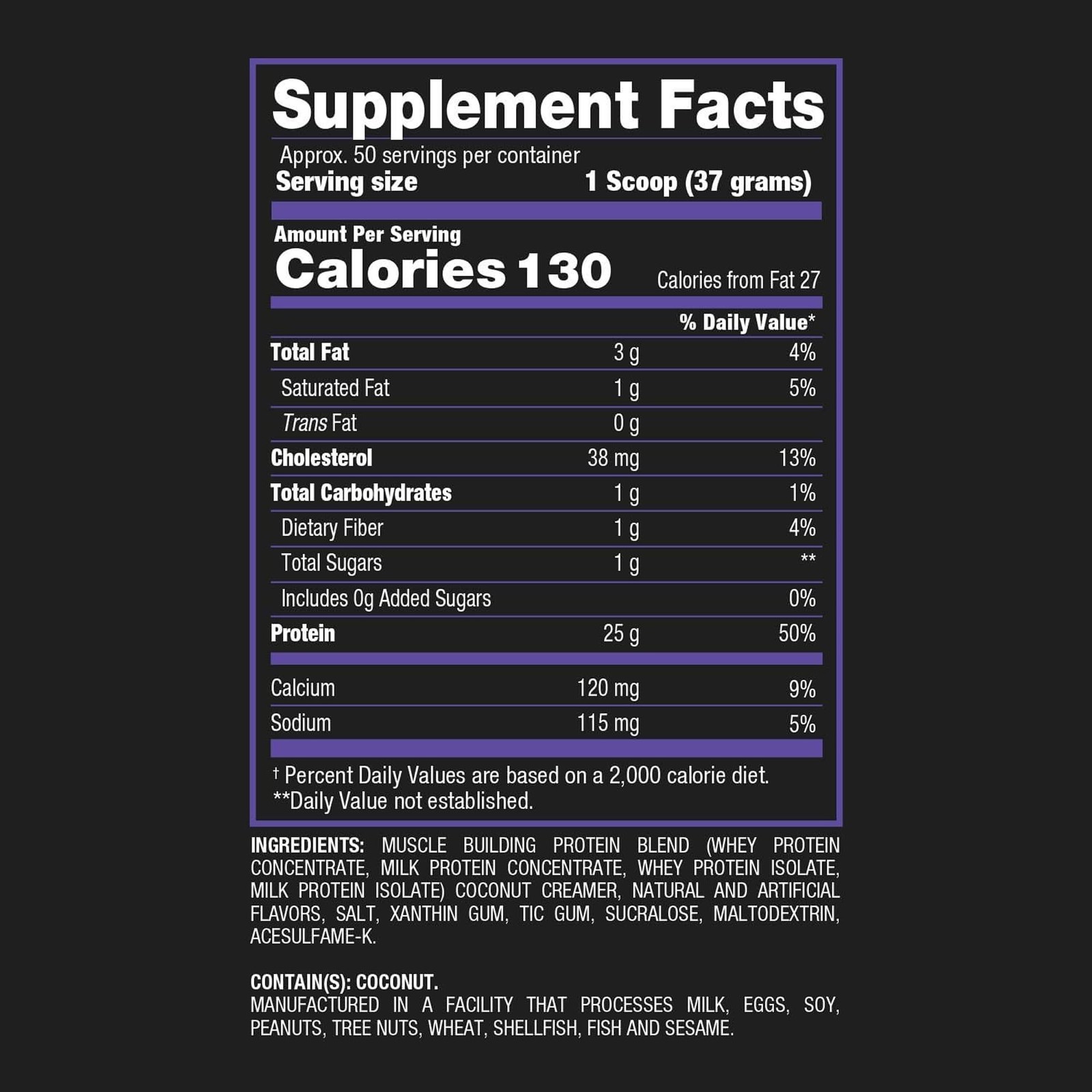 BPI Sports Whey HD Ultra Premium Protein Powder Isolate Workout Whey Protein