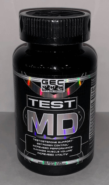 GEC Genetic Edge Compounds Test MD Natural Testosterone Support 120 Capsules NEW