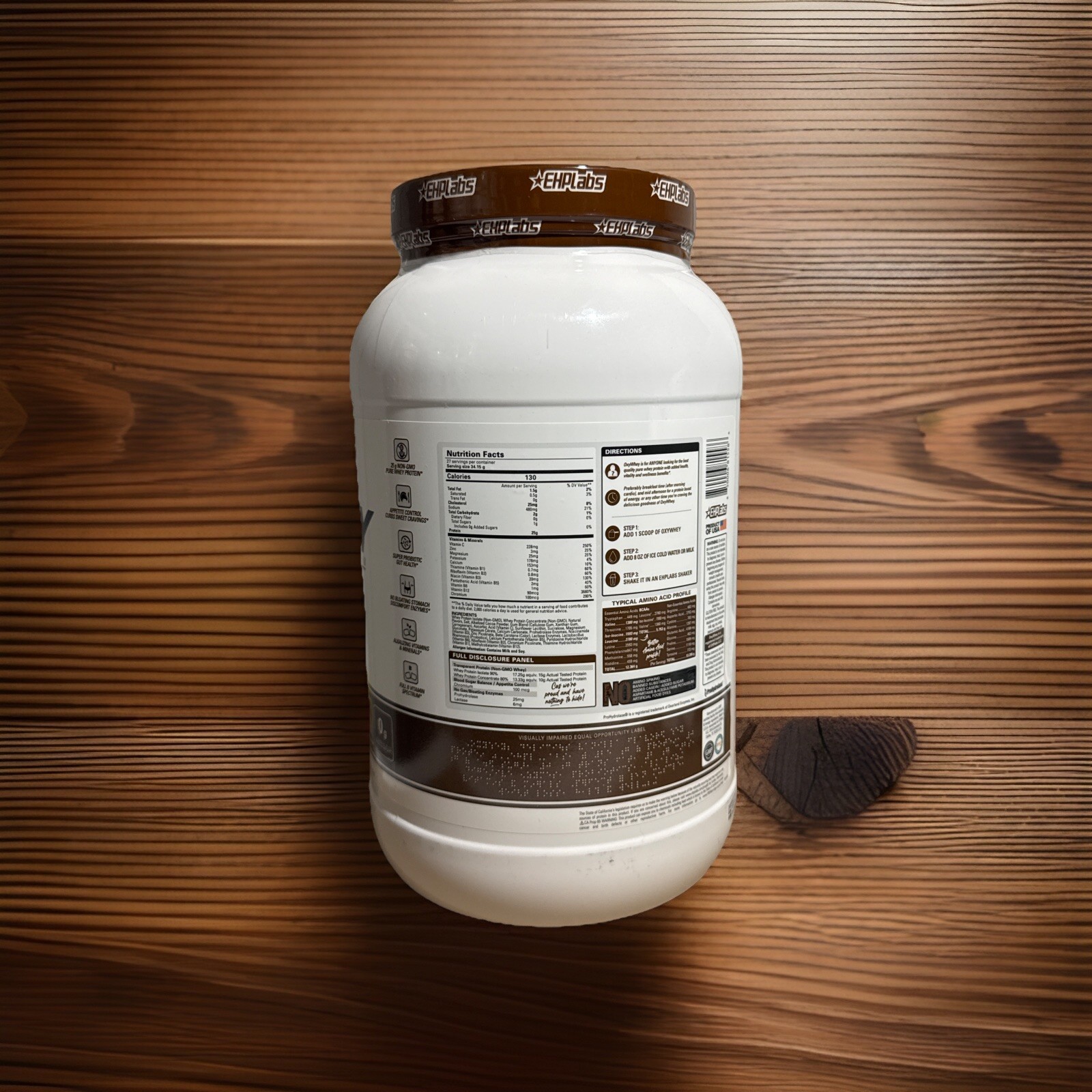 EHP Labs OxyWhey 1100g Choc Carmel 27 Serv