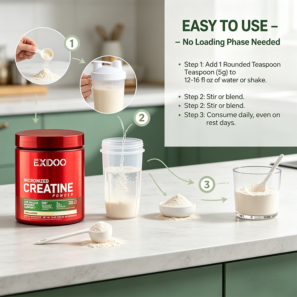 Sports Nutrition Micronized Creatine Powder Bulk Size 60 Servings 5g Per Serving