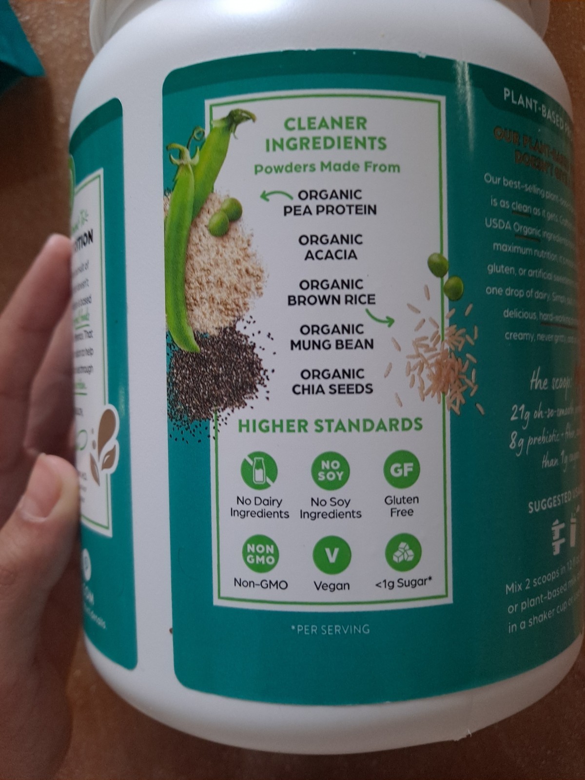Orgain Organic Plant Based Protein Powder Fruity Cereal Flavor