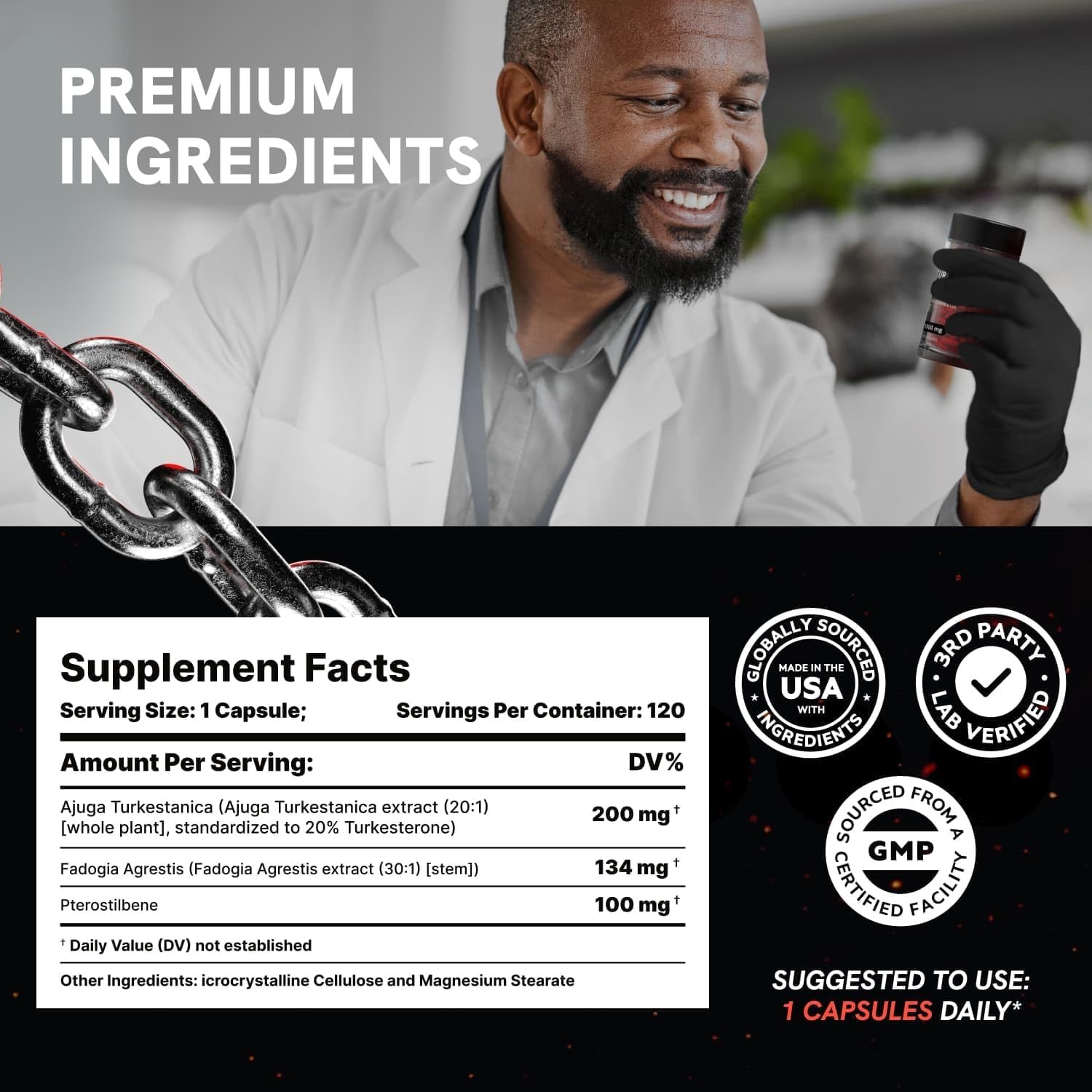 Purenutra Turkesterone Supplement For Men – Fadogia Agrestis