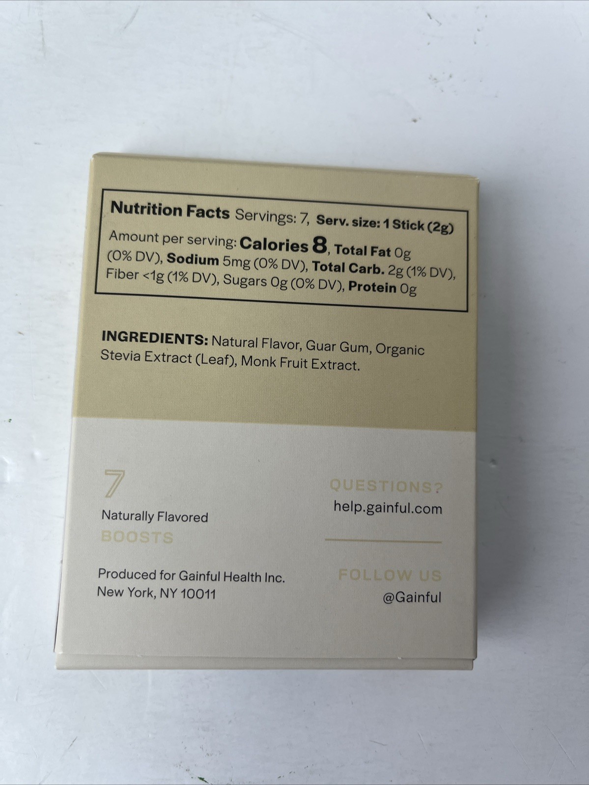Gainful Madagascar Vanilla Flavor Boost 6 Boxes 42 Packs
