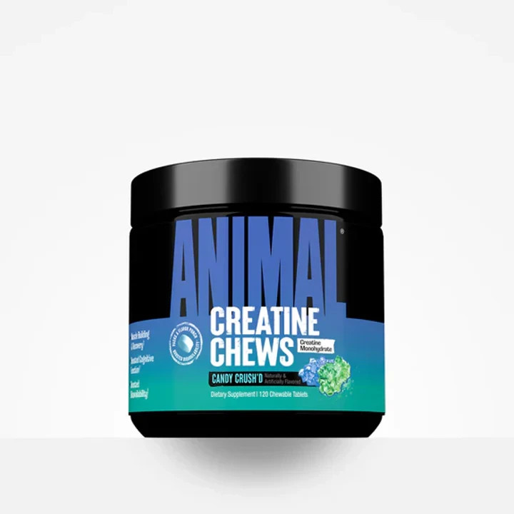 Universal Animal Creatine Performance Chewable Tablets 120 Count 4 Flavors NEW