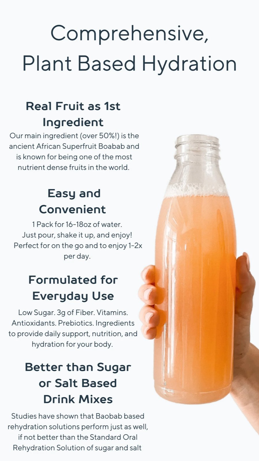 TIIGA Baobab Superfruit Hydration – Powdered Energy Drink Mix – VARIETY PACK 6ct