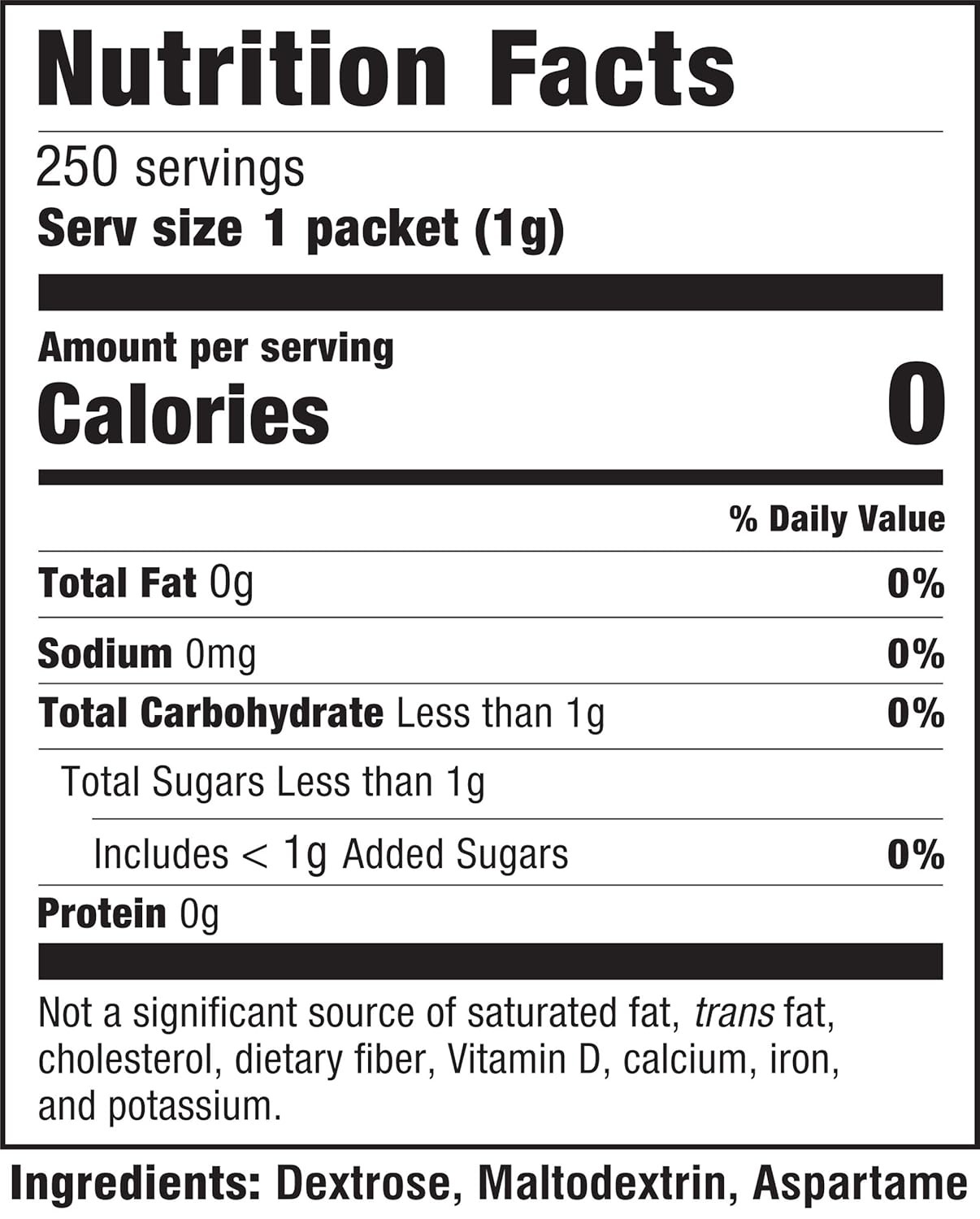 NatraTaste Blue Zero Calorie Sweetener, Bulk Sugar 8.82 Ounce (Pack of 8)