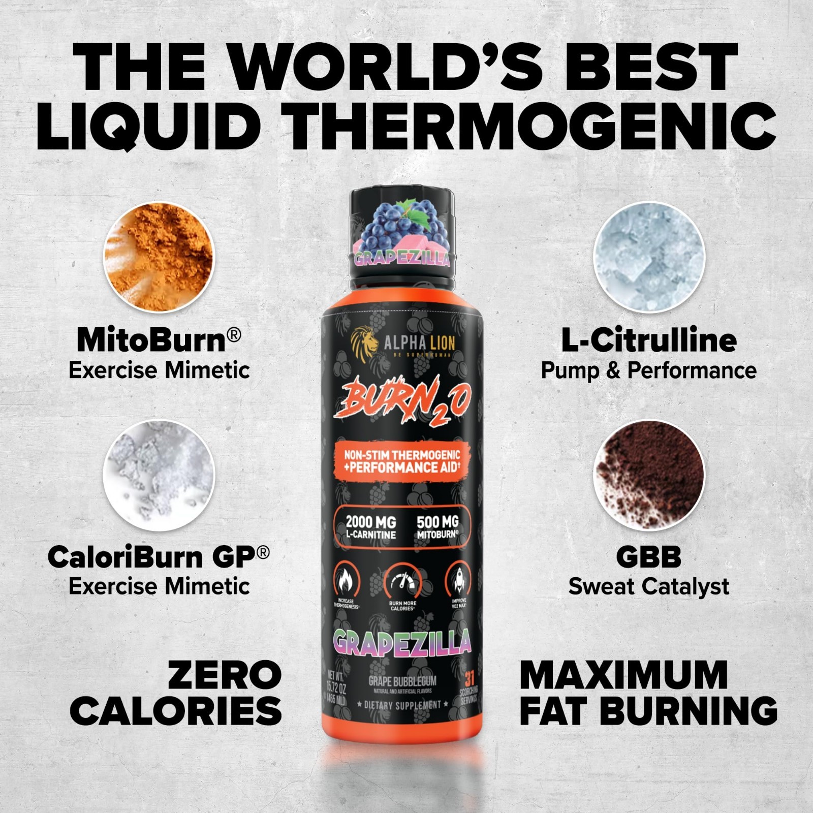 Stubborn Fat Loss Stack – Thermogenic Pre Workout & Liquid L-Carnitine 2000mg –