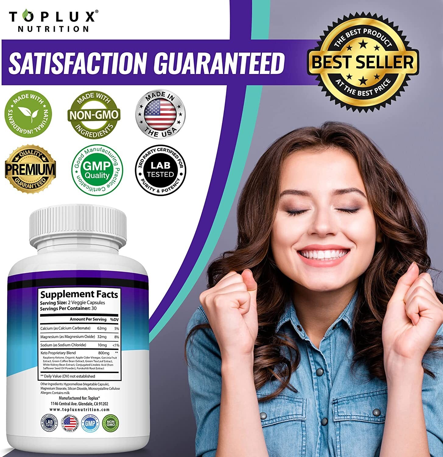 Keto Diet Pills BHB – Advanced Ketogenic Fat Burner 3X Supply