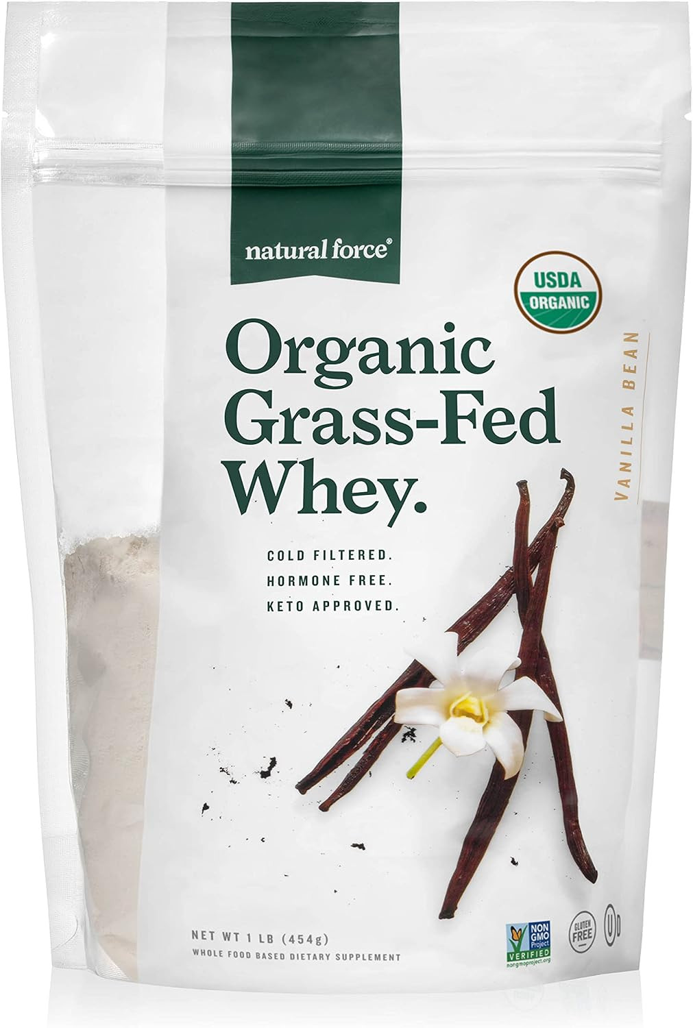 Grass Fed Organic Whey Protein Powder – Non GMO Verified, Humane Certified & Lab