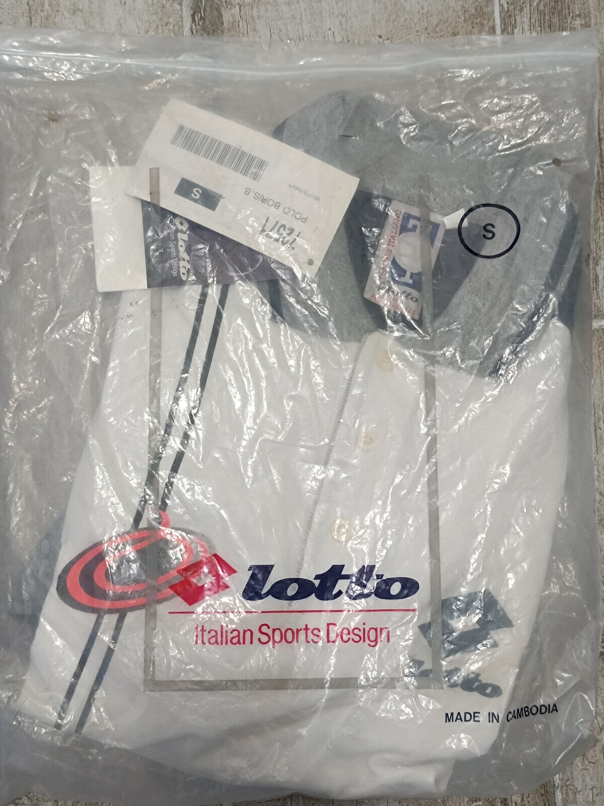 vintage lot polo shirt Boris Becker BMW OPEN 1994 tennis Small