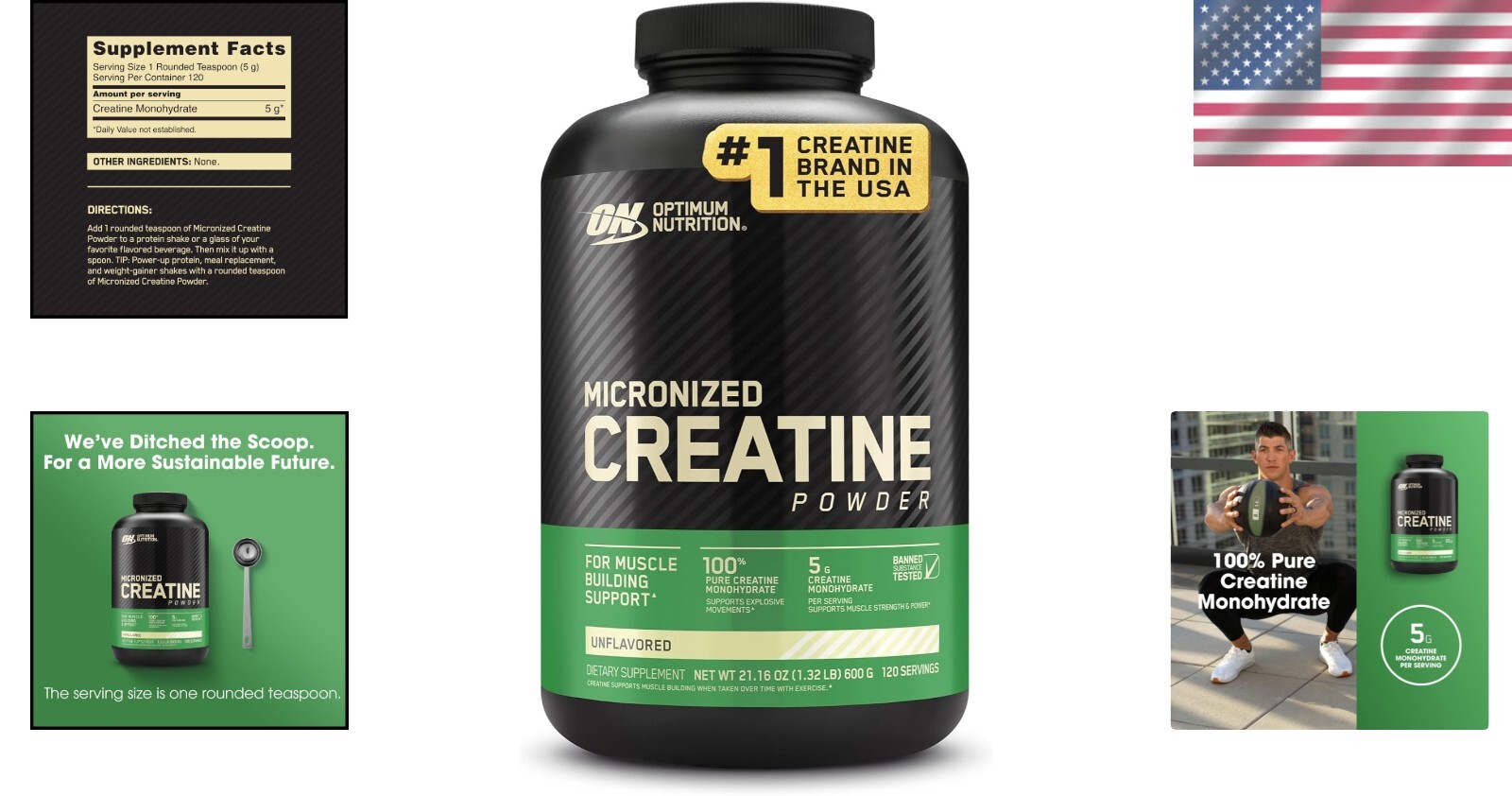 High-Potency Micronized Creatine – 600g for Strength & Recovery in Athletes