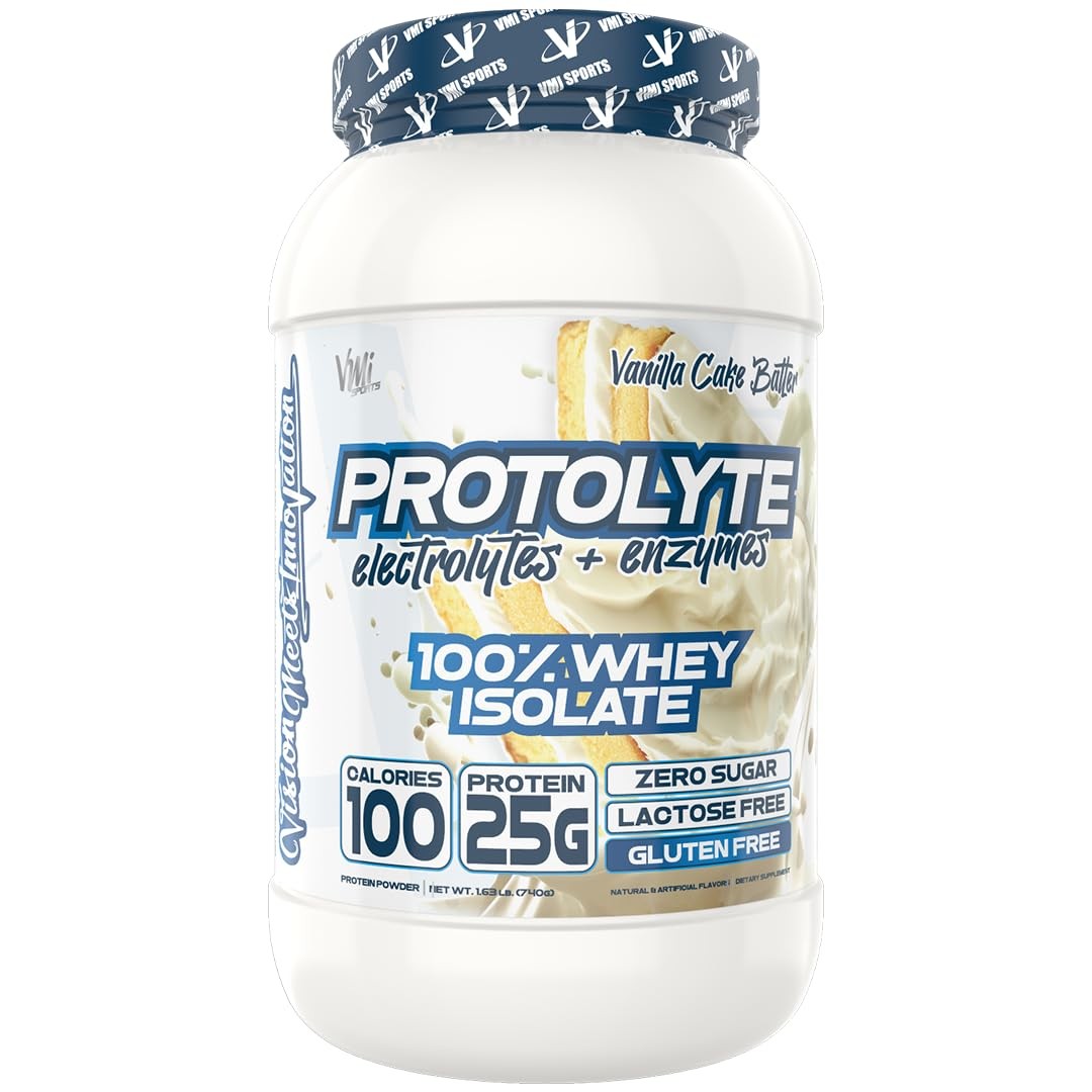VMI Sports ProtoLyte Whey Isolate 1.6lb Vanilla Protein Powder Muscle Gain