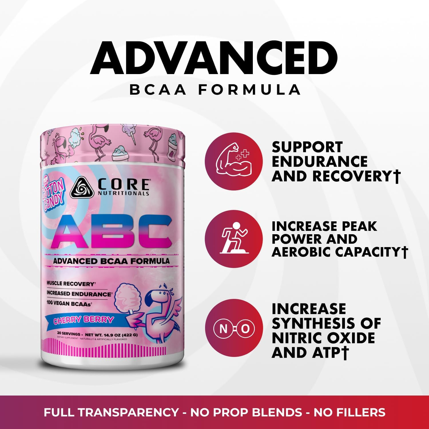 ABC Advanced BCAA Supplement | Amino Acid Recovery Blend | with Glutamine, Beta