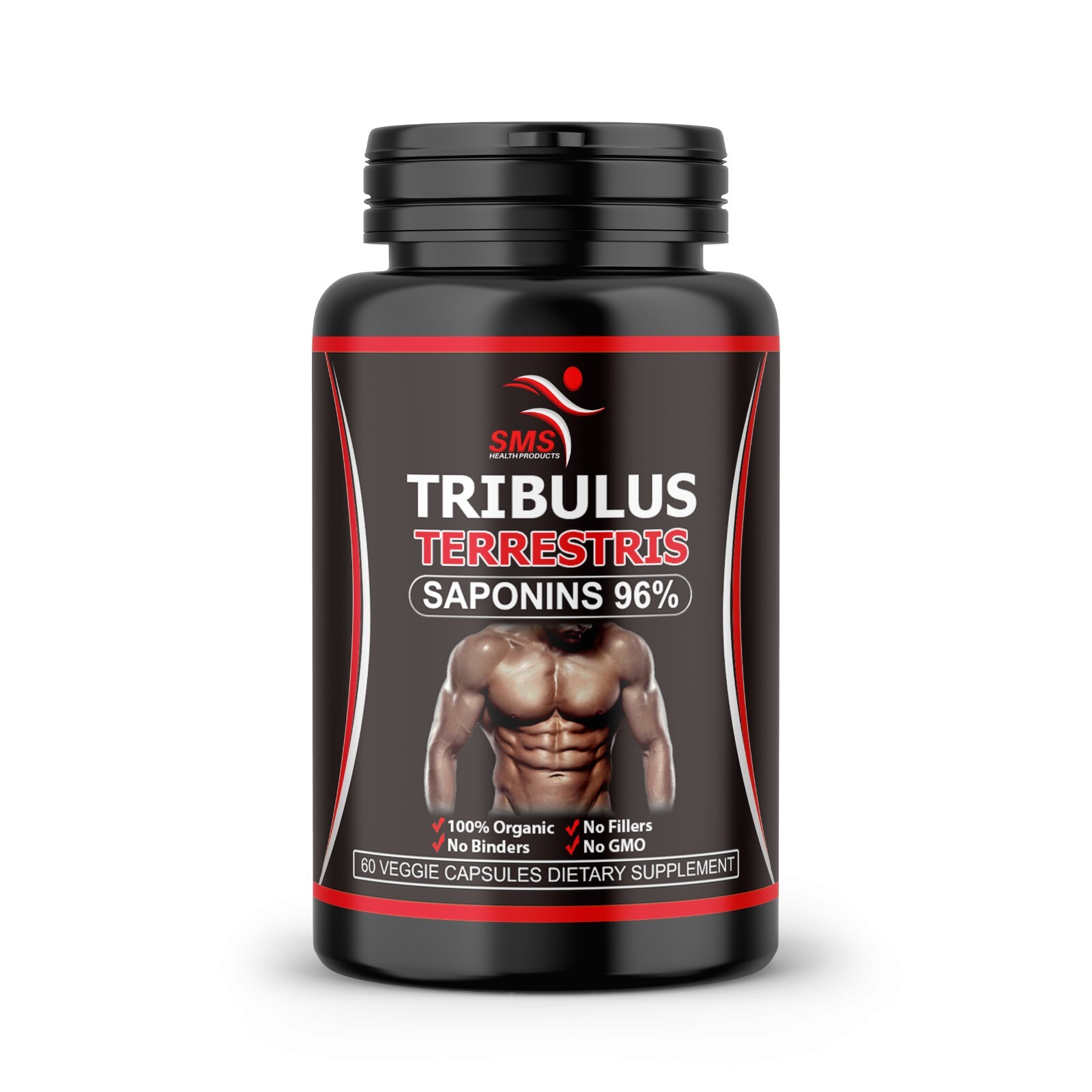TRIBULUS TERRESTRIS 7500mg 96% SAPONINS BIG MUSCLE BODYBUILDING PILLS 120 CAPS