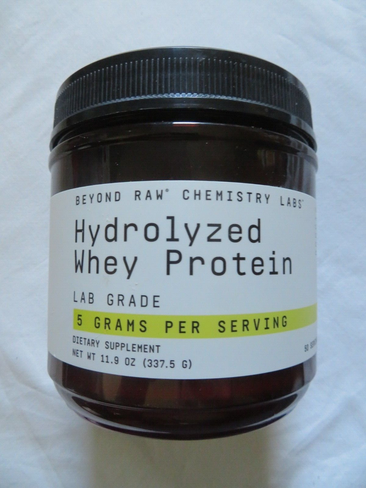 Beyond Raw Hydrolyzed Whey Protein Lab Grade 11.9 Oz 50 Servings # READ LISTING