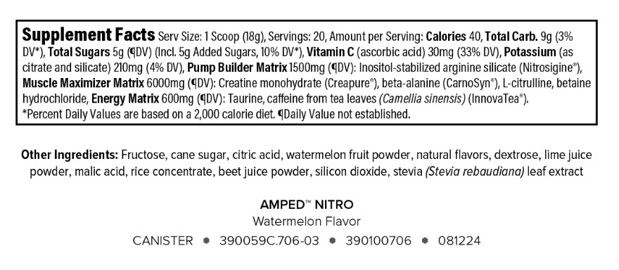 Isagenix Amped Nirto Pre-Workout (02/27)