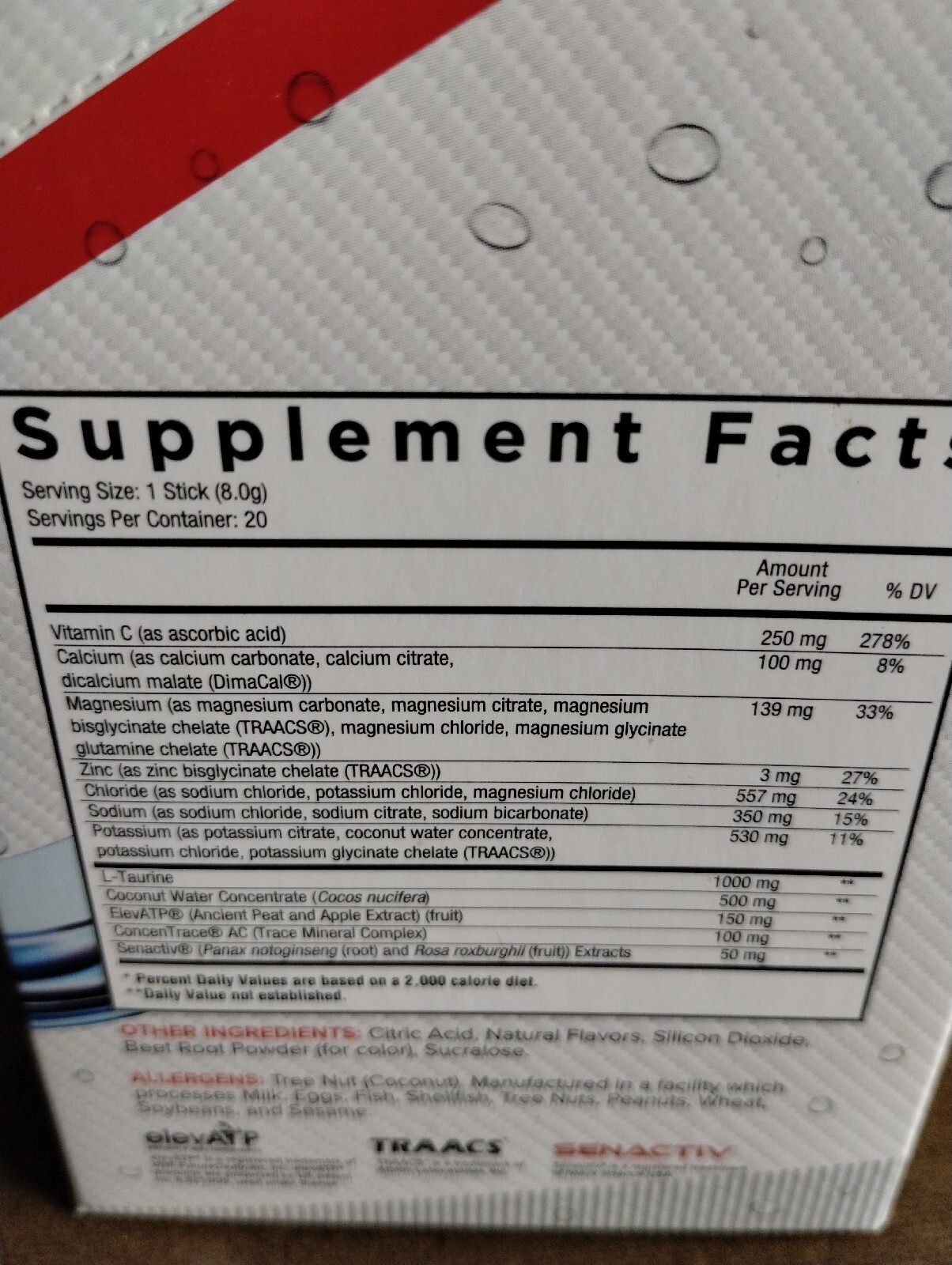 Core Nutritionals Fruit Punch-20 Packs
