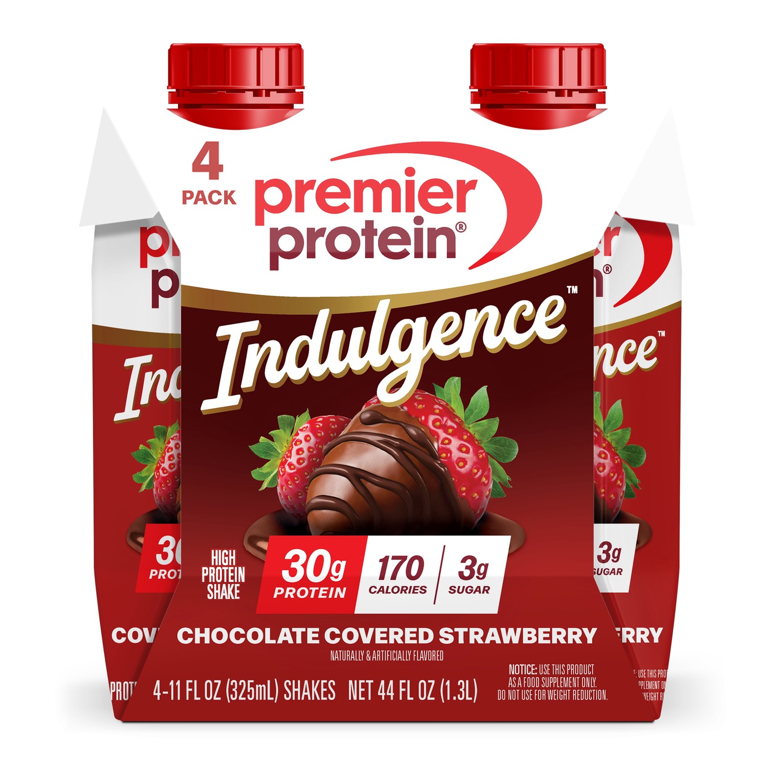 Indulgence Shake, White Chocolate Raspberry, 30G Protein, 11.5 Fl Oz, 12 Ct
