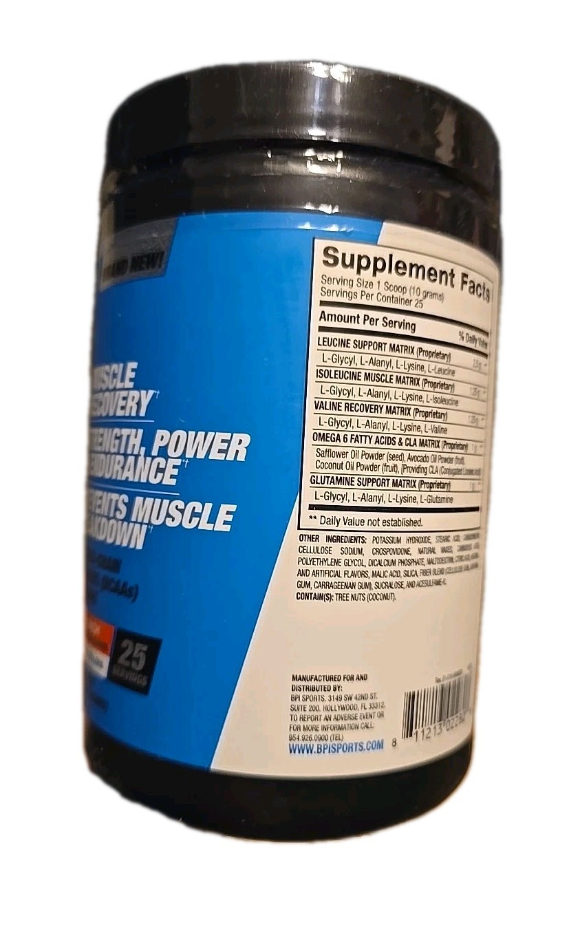 BPI Sports BEST AMINOS FRUIT PUNCH BEST BCAA PUMP 25 Serv Exp 11/26-NEW SEALED