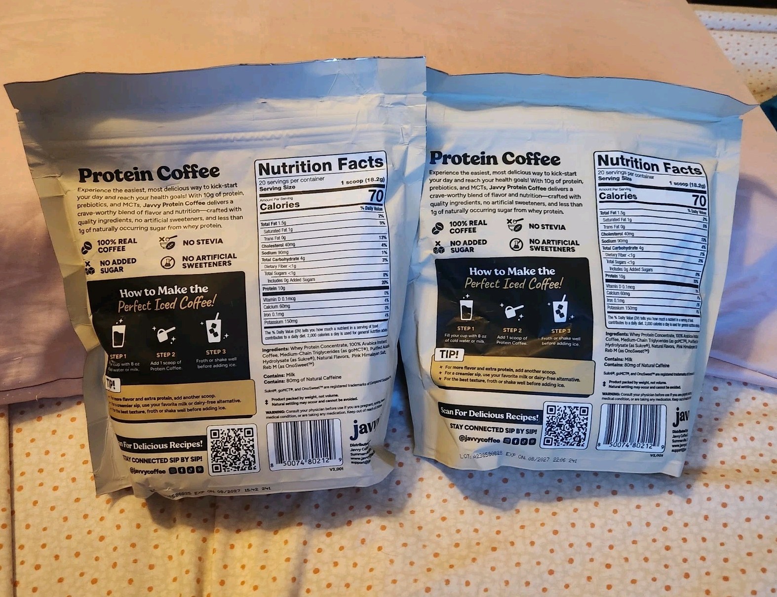 Javvy Sugar Cookie Protein Coffee Lot