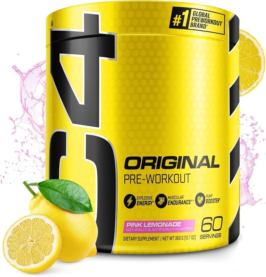 Cellucor C4 Original Pre Workout Powder Pink Lemonade 60 Servings