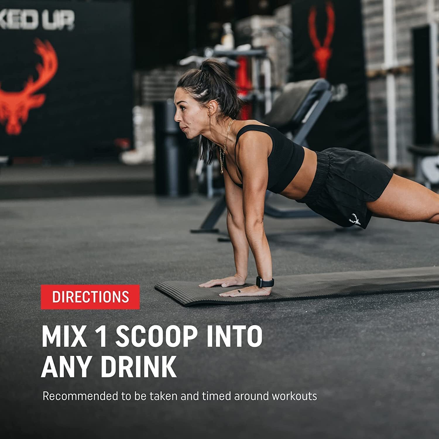 GetBuckedUp Creatine Blend Unflavored 6oz 6 Types Supports Pre and Post Workout
