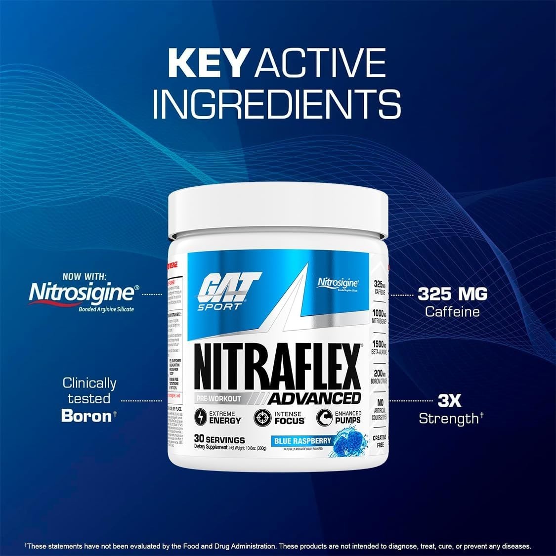 Nitraflex Advanced Pre-Workout Powder | Boost Strength & Blood Flow 30 Servings